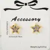 Brincos Criativos Novo Estilo para Mulheres Elementos Naturais Brincos Femininos Leve Luxo Design de Nicho Brincos Mini Femininos em estoque