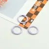Chaveiro Colorido Pintado com Fecho de Mola Aberto Corrente de Celular DIY Corrente de Mochila Acessórios Pingente de Miçanga Joia