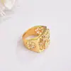 Tienda de oro Jianjie con anillo de dragón dominante para hombre de boutique Anillo de hombre de dragón hueco imitación oro de Vietnam al por mayor