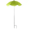 Novo garfo de chão criativo guarda-chuva manual cola prateada guarda-sol guarda-chuva planta flor haste reta guarda-chuva de chuva atacado