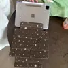 Funda protectora estilo coreano de estrella marrón para tableta Apple iPad, anti-flexión, desmontable, succión lateral, adecuada para Air, Mini y Pro de 10ª generación