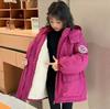 Chaqueta de Algodón Gruesa y Cálida con Forro Polar para Niñas Estilo 2026 Abrigoacolchado Elegante para Niños Mayores