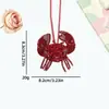 Parches de tela bordados hechos a mano con borlas de cuentas de medusa, cangrejo, delfín para fundas de teléfono, bolsos, accesorios de ropa DIY