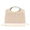Bolsa de Banquete Portátil Plissada de Celebridade Pronta de Fábrica para Atravessar a Fronteira Bolsa de Vestido de Noiva Romântico para Noite Estilo Europeu e Americano