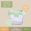 Tazón para bebé hermético para almacenamiento, crisper congelado resistente al calor, apto para microondas, portátil, engrosado, caja de vidrio para suplemento alimenticio para bebé