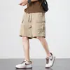 Shorts de Trabajo Ligeros de Secado Rápido de Verano para Hombre Tallas Grandes 300 Jin Estilo Funcional Americano Sueltos Deportivos Pantalones de Cinco Puntos