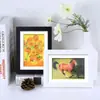 Cartão de Forro para Porta-Retrato Personalizado Papelão 6 polegadas 8 polegadas A4 Porta-Retrato Moldurado Papel Fotográfico Porta-Retrato Retangular Cartão Perfurado Fabricante