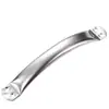 Aço Inoxidável Simples Redondo Tubo Alça Tábua de Corte Alça Gaveta Porta Tábua de Corte Tubo de Aço Alça Alça Oca