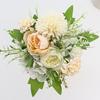 Ins Escandinavo Rosa Artificial Boda Ramo de Hortensias de Mano Accesorios Fotografía de Boda Decoración Floral para el Hogar Artificial