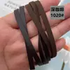 Material de felpa de un lado cordón de cuero gamuzado 5 mm felpa cordón de felpa de un lado imitación accesorios para joyería DIY un metro tira de cuero accesorios para pendientes