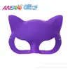 Venda Direta da Fábrica máscara de olho facial de gato fluorescente monocromática plástico pvc alta qualidade fornecimento festival festa baile fantasia máscara de olho