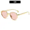 Moda Europea y Americana Nuevo Retro Montura Redonda Gafas de Sol para Niños para Niños y Niñas Viajes al Aire Libre Gafas de Sol para Fotografía Callejera Gafas de Bebé