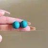 "Contas de Mel e Leite" Brincos de Bola de Doce Coloridos com Dopamina, Brincos Amarelos de Luxo Leve com um Toque de Alto Padrão