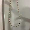Collar Boho de Cuentas de Colores para Mujer, Gargantilla Vintage con Colgante de Estrella, Diseño de Nicho, Cadena Versátil para Clavícula para Superponer
