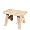Olmo Viejo Creativo Banco Pequeño Taburete Cuadrado Doméstico Taburete Bajo de Madera Maciza Taburete de Madera para Mesa de Café Taburete para Cambiarse los Zapatos Taburete de Baile para Niños