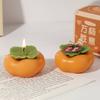 Vela de aromaterapia al por mayor, regalo creativo para bodas, adornos de vela con forma de fruta, caqui, caqui, ruyi, caqui.