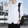 Ropa con Protección Solar Upf50+ Talla Grande para Hombre Verano Protección UV 2024 Nuevo Seda de Hielo Refrescante para Exteriores