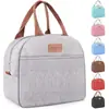 Bolsa de gelo transfronteiriça, bolsa de piquenique, bolsa térmica para almoço de pizza, bolsa de entrega de bebidas geladas para exterior, bolsa de gelo personalizada
