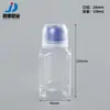 Garrafa Plástica para Isca de Pesca 60ml Bico Pontiagudo Transparente Isca de Pesca Garrafa Plástica Pequena 100ml Quadrada Transparente Comida para Peixe Isca de Pesca
