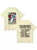 Ropa de mujer de manga corta de comercio exterior estilo Taylor Swift transfronteriza Europa y Estados Unidos algodón transfronterizo Camiseta Taylor camiseta para mujer molde