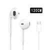 Micrófono Lavalier Audífonos Alámbricos Conector Redondo de 3.5 mm Puerto Tipo C con Monitoreo In-Ear 50 cm de Largo Audífonos de Monitoreo Profesional para Streamers