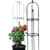 Soporte para flores trepadoras en forma de U de 8 mm, sencillo y de Amazon Source, para exteriores, color blanco