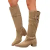 Colección Otoño 2026: Botas de Moda Casuales y Cómodas para Mujer Tallas Grandes, Estilo Europeo y Americano, Talla Única