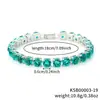 Pulsera Redonda Transfronteriza 6.0 con Cierre de Extensión Multicolor, Pulsera Colorida de Circonita de Alta Calidad para Mujer, Mayoreo