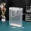 Embalaje para hornear bolsa tote transparente esmerilada de PP bolsa de embalaje para soufflé de plástico PVC bolsa de embalaje para regalo