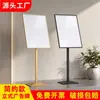 Suporte de display para outdoor, estante de display para pôsteres, suporte de display autoportante para recrutamento, rack de publicidade para vitrine, stand promocional