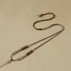 Cordão Universal Projetado à Mão Combinado com Jade Hetian, Lindo, Prático e Exquisito Cordão para Colar