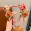 Diademas para el cabello de niñas pequeñas para otoño e invierno. Lindas diademas de felpa de dibujos animados para bebés para sujetar su cabello sin lastimarlo. Accesorios para el cabello de niñas
