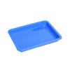 Bandeja de cores de laboratório espessada antiderrapante jardim de infância prato de armazenamento de plástico prato de desenho quadrado material pp polipropileno