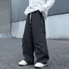 Calça de Trabalho Outono Estilo Meninos 2026 Nova Estilosa Calça Casual de Perna Larga Estilo Coreano Infantil Calça Casual Respirável para Meninos