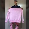 Suéter deportivo con capucha tipo jersey CRADE nuevo 2025, pantalones de dos piezas falsos a juego, traje bordado para hombre y mujer, Y2K
