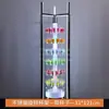 Estante de vino con barra luminosa, estante para copas, soporte para copas de licores, soporte para copas de servicio individual, estante creativo para cócteles luminosos