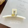 Pegador de Cabelo Elegante de Alta Qualidade Cravejado de Diamantes, Pequeno Prendedor de Cabelo Estilo Fragrante na Nuca, Pegador de Cabelo Tipo Pinça Tubarão, Acessórios de Cabelo, Atacado de Acessórios para Cabeça