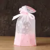 2026 Novas Sacolas de Doces de Natal com Fechamento de Cordão de Fita, Sacolas para Embalagem de Presente de Biscoitos e Lanches de Confeitaria, 50 Peças