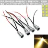 Luz indicadora de cabeza cóncava de metal de 8MM luz de señal LED de alimentación para equipos pequeños 6V12V24V36V blanco rojo azul verde amarillo