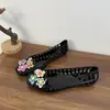 Nuevos Zapatos de Gel Estilo Coreano 2026 para Mujer, Zapatos Planos sin Cordones, Zapatos de Cristal Dopamina, Sandalias Planas de Punta Cuadrada