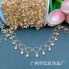 Cadena de flores de lote redondo de estilo antiguo de cobre de 10 mm cadena de flores de lote redondo diy joyería de frente lujosa collar accesorios para ropa zapatos bolsos venta al por mayor