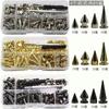 80/180 peças rebite diy cravo cônico couro ponta de bala parafuso decorativo metal punk cravo de rebite