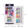 Acuarela Acrílica Pintura al Óleo Gouache Colorido Pintura para Graffiti de 12 Colores Arte Infantil Pintura DIY Set Mayorista DIY