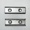 Peça de Fixação Conector Interno Tubo Quadrado Sem Solda Fivela de Fixação Embutida em Forma de U Acessórios 1520X25X30X40X50X60