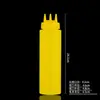 Botella dispensadora de condimentos de tres agujeros de grado alimenticio botella dispensadora de salsa de tres agujeros botella dispensadora de salsa para puesto callejero comercial tipo dispensador de tres agujeros comercial