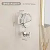 Gancho Adhesivo de Ventosa Geométrico de Lujo Ligero Sin Taladro Fuerte Capacidad de Carga Montaje en Pared de Baño Inodoro Gancho Adhesivo para Toalla Gancho Único