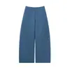 Calça de alfaiataria feminina marrom de corte reto, nova para o Outono de 2026, versátil para o trabalho e o dia a dia, calça de cintura alta que afina a silhueta
