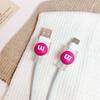Adecuado para Apple Iphone15/14Pro Cable de Datos para Carga de Teléfono Móvil Cubierta Protectora Dispositivo Rectangular Creativo para Morder Cables
