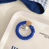 Accesorios para el cabello Klein Blue Celebridad de Internet 2021 Nuevo Otoño e Invierno Horquilla de alta gama Sense Diadema con horquilla de corazón para niña Accesorios para el cabello