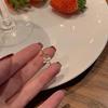 [Chapado en Oro Real] Moda de Corea del Sur Personalizado Flor Diseño Nicho Sentido Avanzado Lujo Ligero Exquisito Anillo Trendy Ins